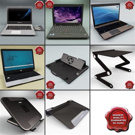 3d Laptops V4 Model