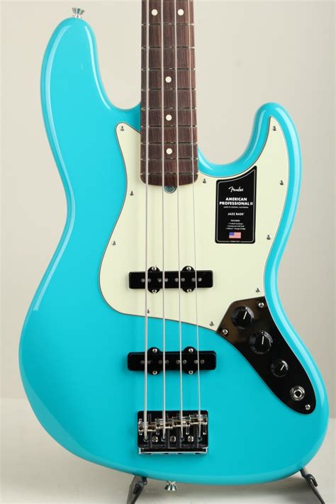 FENDER American Professional II Jazz Bass Miami Blue 商品詳細 MIKIGAKKI