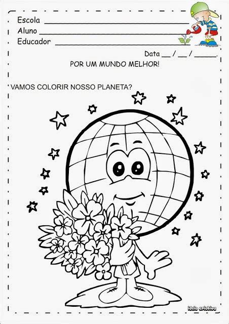 Educar X Desenho Para Colorir Sobre Polui O