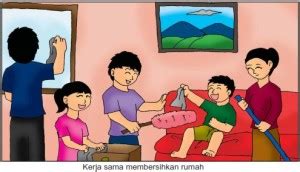 Kupulan gambar sketsa bunga yang mudah akan kamu temukan di sini. Kerjasama di Lingkungan Rumah, Sekolah dan Masyarakat