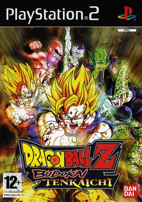 Budokai tenkaichi 2, originally published as dragon ball z: Dragon Ball Z: Budokai Tenkaichi (2005) PlayStation 2 box cover art - MobyGames