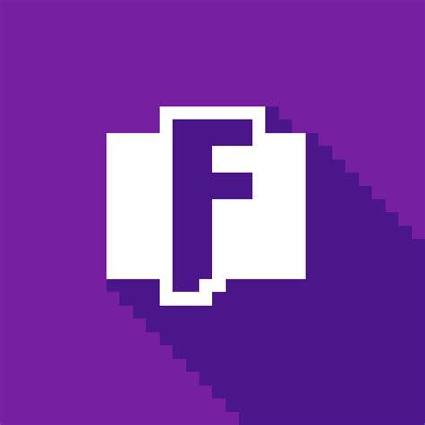  Animated The Fortnite Logo In Pixel Art Fortnitebr