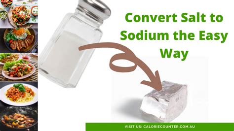 Salt To Sodium Calculator Convert Salt To Sodium · Calcount