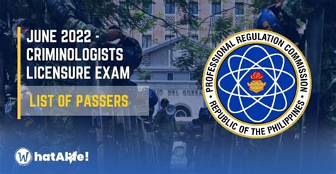 List Of Passers Criminology Licensure Exam CLE WhatALife