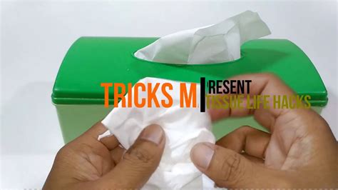 4 Simple Tissue Life Hacks Tricks Youtube