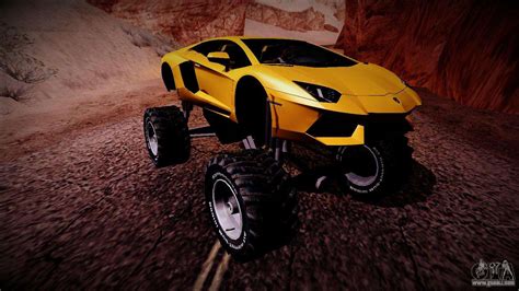 Lamborghini Aventador Monster Truck For Gta San Andreas