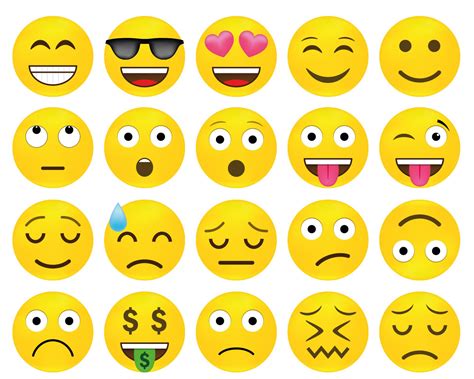 Emoji Cliparts Emoji Smileys Smiley Vector Emojis Smiley Faces