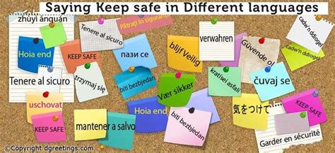 So if you want to say thank you in different languages, we've got the most popular translations for you. How to Say KEEP SAFE in Different Languages? in 2020 ...