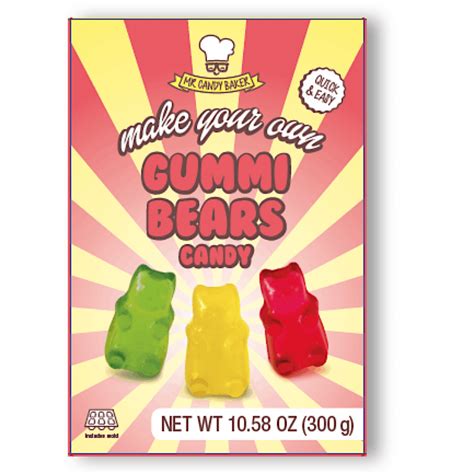 Make Your Own Gummy Bear Kit 180g Uk Pacific Distribution