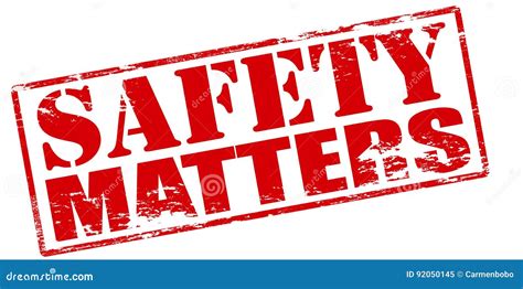 Safety Matters Stock Illustration Illustration Of Surety 92050145