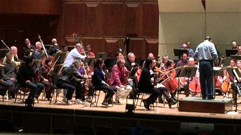 Harrisburg Symphony Orchestra Rehearsal Youtube
