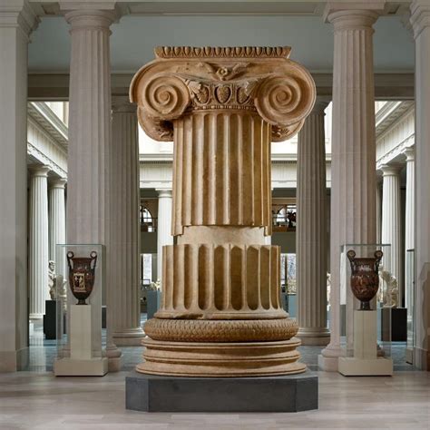 ionic order column from the temple of artemis free essay example