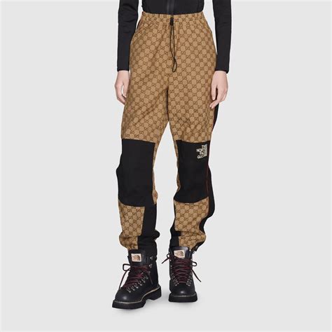 The North Face X Gucci Trousers In Beige And Ebony Gucci Ie