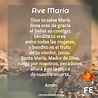 Ave María | El Ave María | Ave María Rezo | Oraciones a María