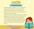 Nombre Lucía Significado y Origen - Bebetones.com