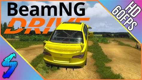 Beamngdrive Gameplay New Rally Track Hd 60fps Youtube