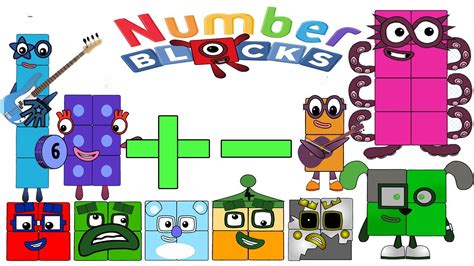 Numberblocks Learn Addition And Subtraction With Numberblock Youtube