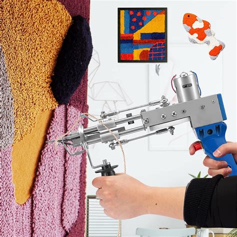 Kacsoo Tufting Gun Pistolet à Touffeter Pour Tapis Léger 5 40 Points