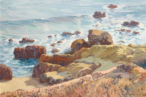 Bonhams William Alexander Griffith 1866 1940 On The Cliffs Laguna