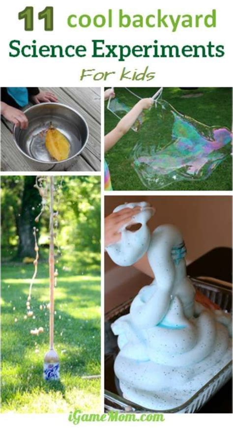 10 Cool Backyard Science Experiments For Kids Science Experiments
