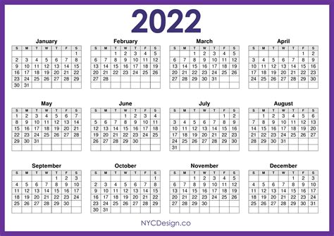 Printable 2022 Calendar One Page Large Vertical Printable July