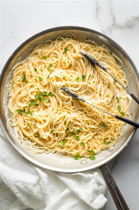 Garlic Butter Pasta 15 Minutes Nourish And Fete