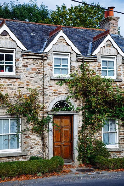 Via Irish Stone Cottage Period Living Cottage House Exterior