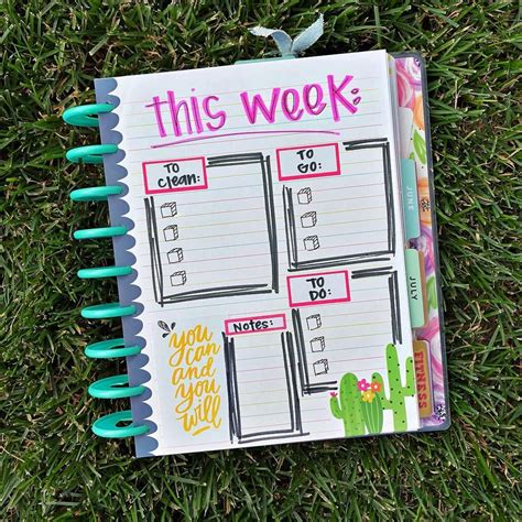 Organize Your Week With Happy Planner Stickers