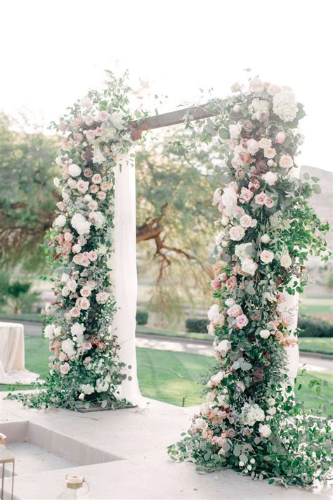 Square Wedding Arch By Layers Of Lovely Red Rock Country Club