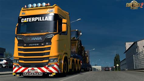 Scania S Caterpillar Paintjob By L Zzy Ets Euro Truck Simulator