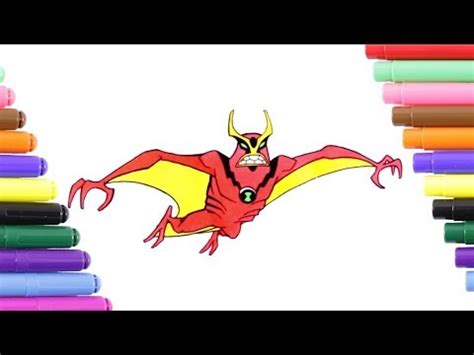 The youtube colors found in the logo are red and almost black. Ben 10 Jetray Coloring Page for Kids, Coloring Book - YouTube