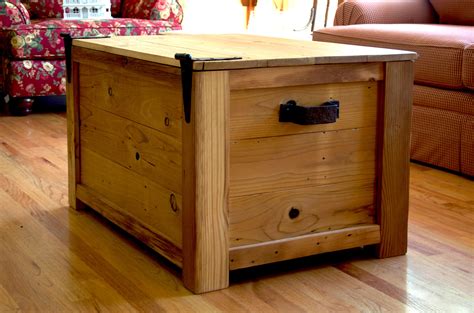 Now you can have pillows, blankets, games…just about anything at your. Coffee Table Chest | Coffee table farmhouse, Chest coffee ...