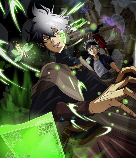 Black Clover Chapter 154 Yuno Asta Grimoire Anime By Amanomoon On