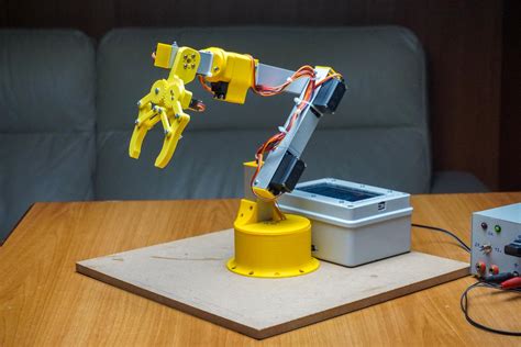 Arduino Robotic Arm Controlled By Touch Interface 13 Steps With