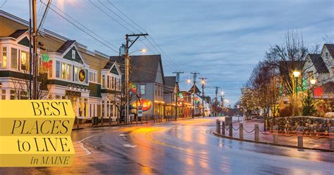 Best Places To Live In Maine Down East Magazine