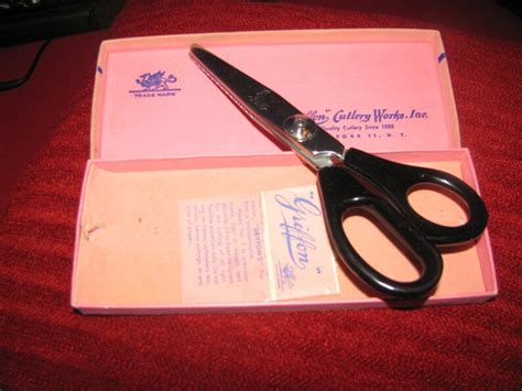 Vintage Griffon Pinking Shears Scissors Etsy