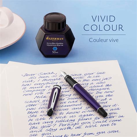 Waterman Fountain Pen Ink Mysterious Blue 50ml Bottlb000j3vkhu