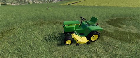 Fs19 John Deere 332 Lawn Tractor With Lawn Mower And Garden V2 1