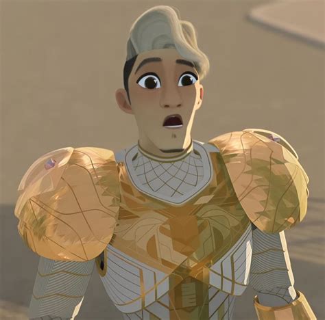 An Animated Man In Armor With His Hands On His Hips And Eyes Wide Open Making A Surprised Face
