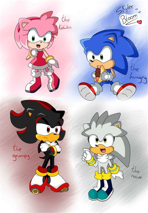 Sonic And Shadow And Silver And Amy