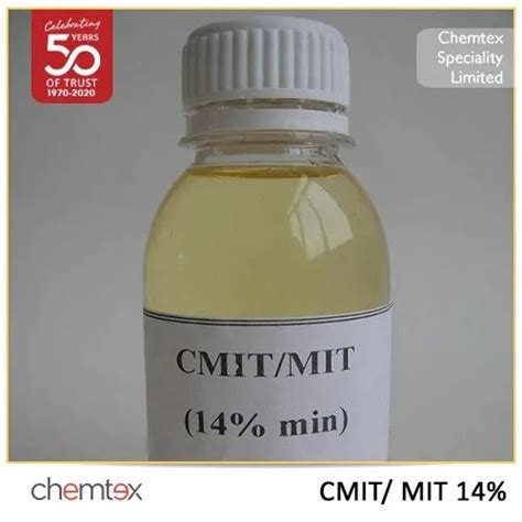 Liquid Cmit Mit 14 For Disinfection Packaging Type Hdpe Drum Rs