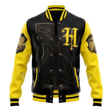 Hogwarts Legacy Hufflepuff V2 Harry Potter Varsity Jacket Anime Ape