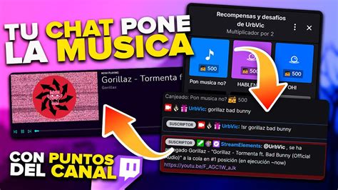 Como Poner Musica En Tu Stream Con Puntos Del Canal De Twitch Tutorial Urbvic Youtube