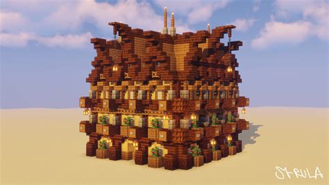 Strula — Minecraft How To Build A Dark Oak House