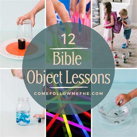 Bible Object Lessons Christian Bible Bible Study Kid Activities
