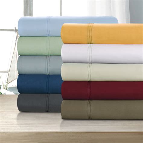 Shop Superior Egyptian Cotton 1200 Thread Count Solid Deep Pocket Sheet
