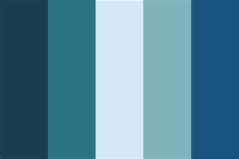 Teal Blue Color Palette