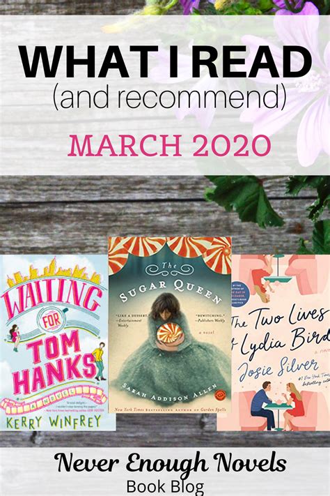 March 2020 Book Recommendations Never Enough Novels Book