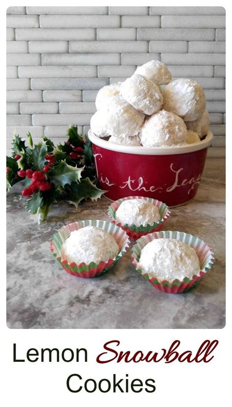Old, from a wonderful lady who lived down the street from us. Lemon Snowball Cookies | Recipe | Snowball cookies, Holiday cookies, Christmas baking