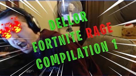 Dellor Fortnite Rage Compilation 1 Fortnite Funny Moments Youtube